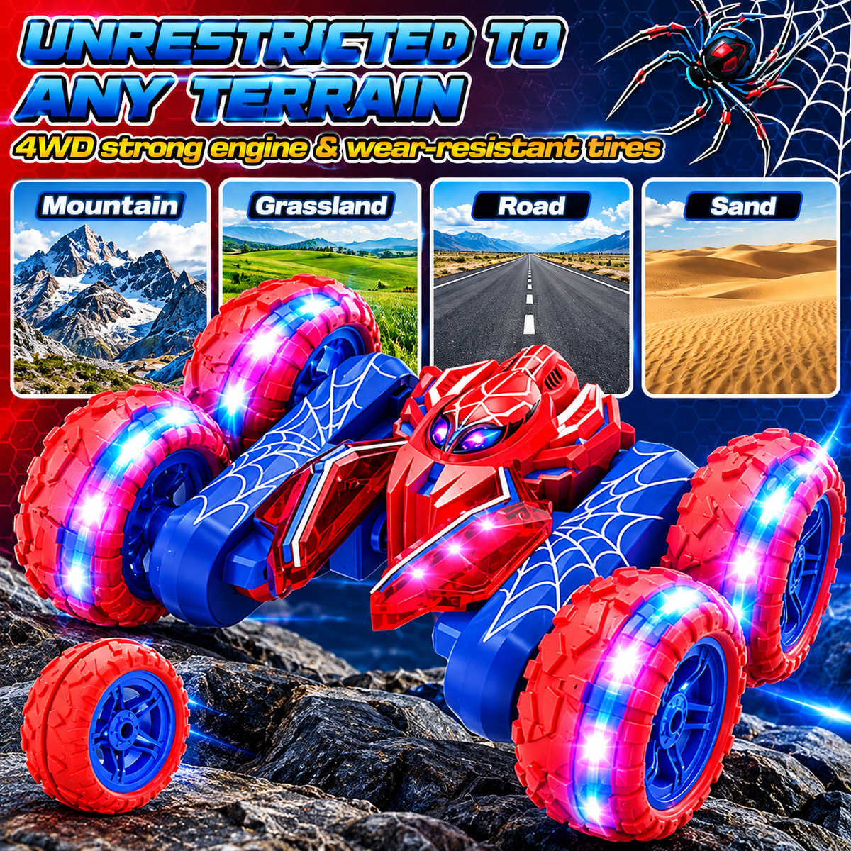 Remote Control Spider Stunt Car 360 Rotating
