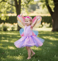 Kids Rainbow Fairy Wings Costume Set