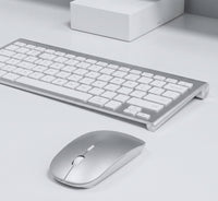 Ultra-Slim Wireless Keyboard and Mouse Combo - Rechargeable