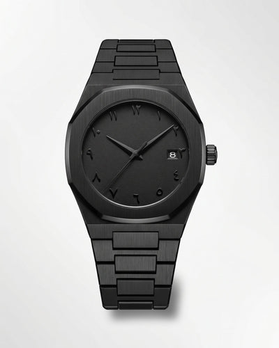 Stainless Steel Arabic Numeral Watch for Men
