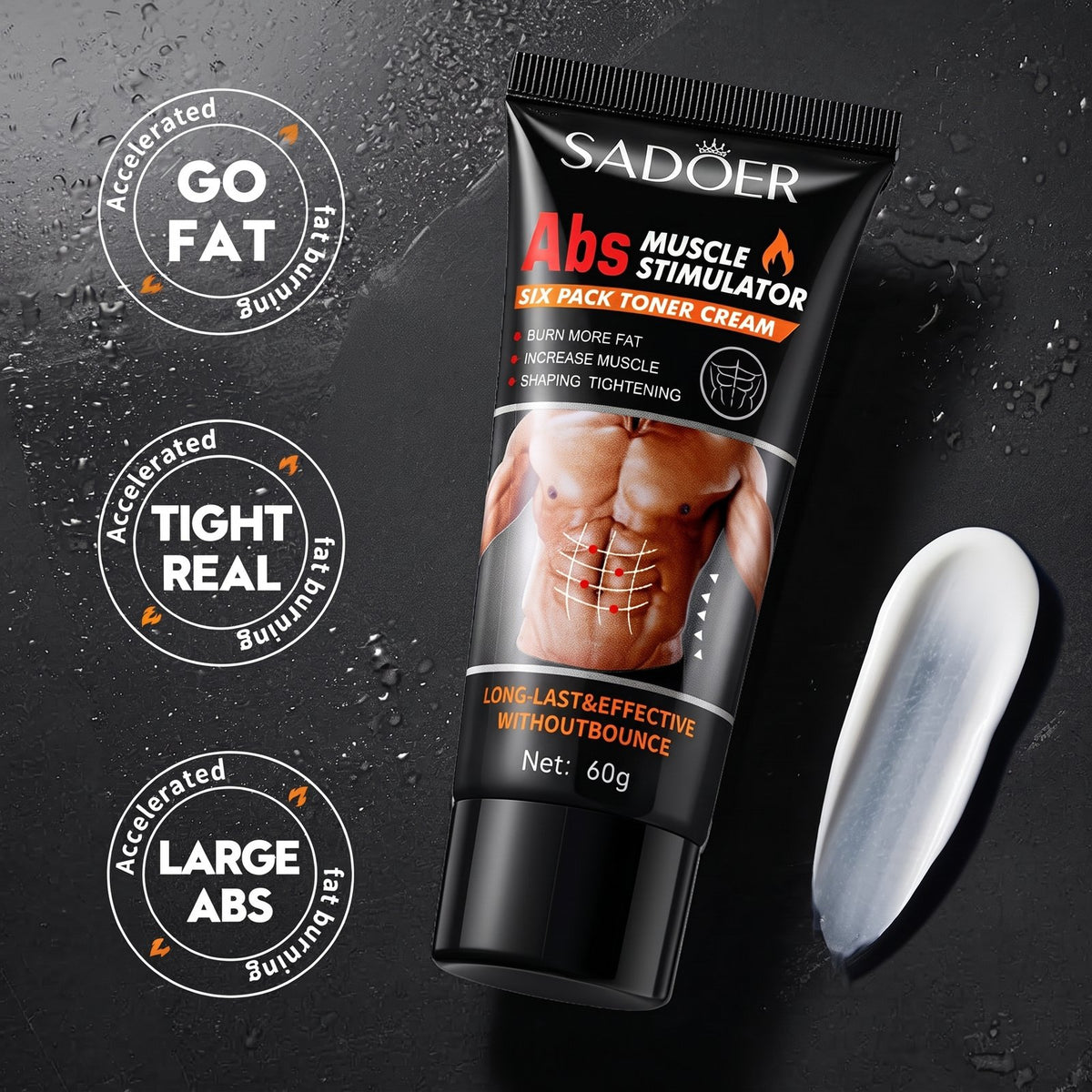 Sadoer Abs Toning Cream 60g