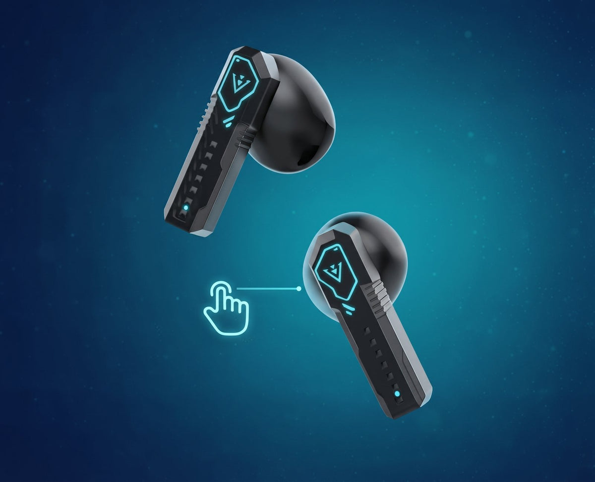 CYXG TWS Gaming Earbuds with LED Charging Case