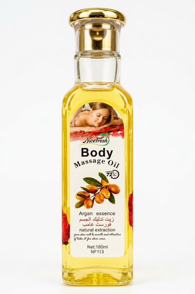 NiceFresh Argan Body Massage Oil 180ml
