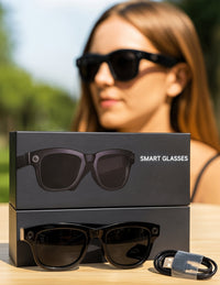 Smart Bluetooth Audio Sunglasses with Polarized Lenses