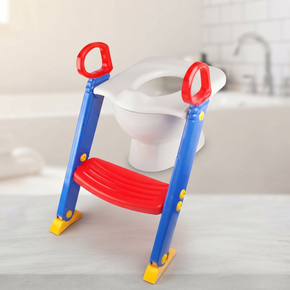Kids Potty Training Toilet Seat with Step