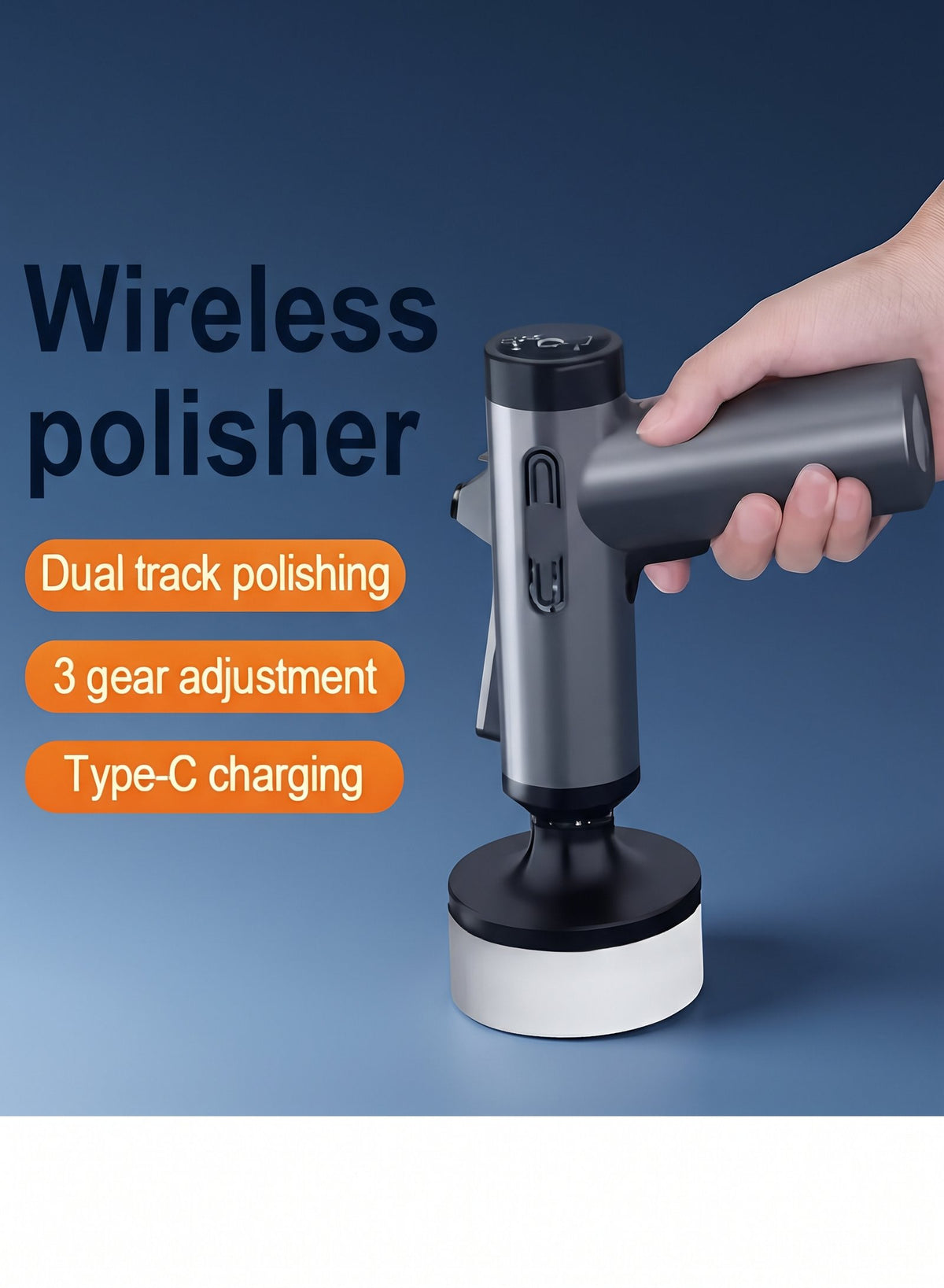 Cordless Portable Car Polisher & Waxing Machine