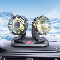 Dual Head 360° Car Cooling Fan CIC922