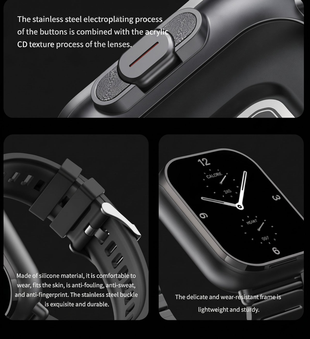 A70 Smart Watch with Full Touch Display