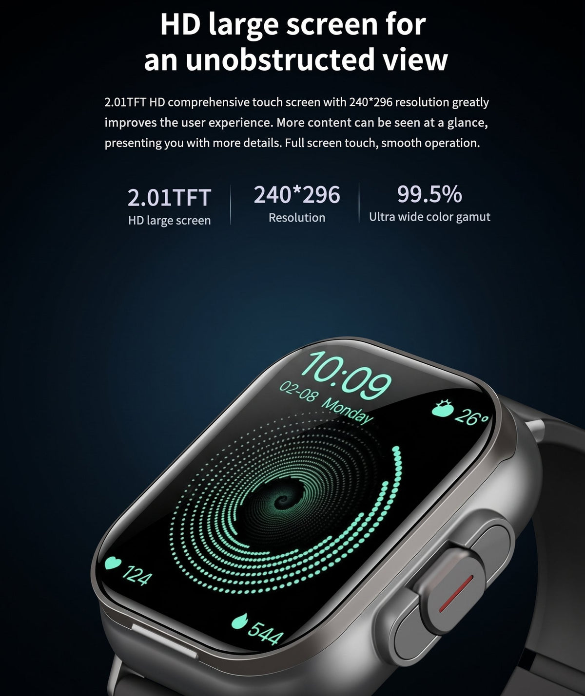 A70 Smart Watch with Full Touch Display