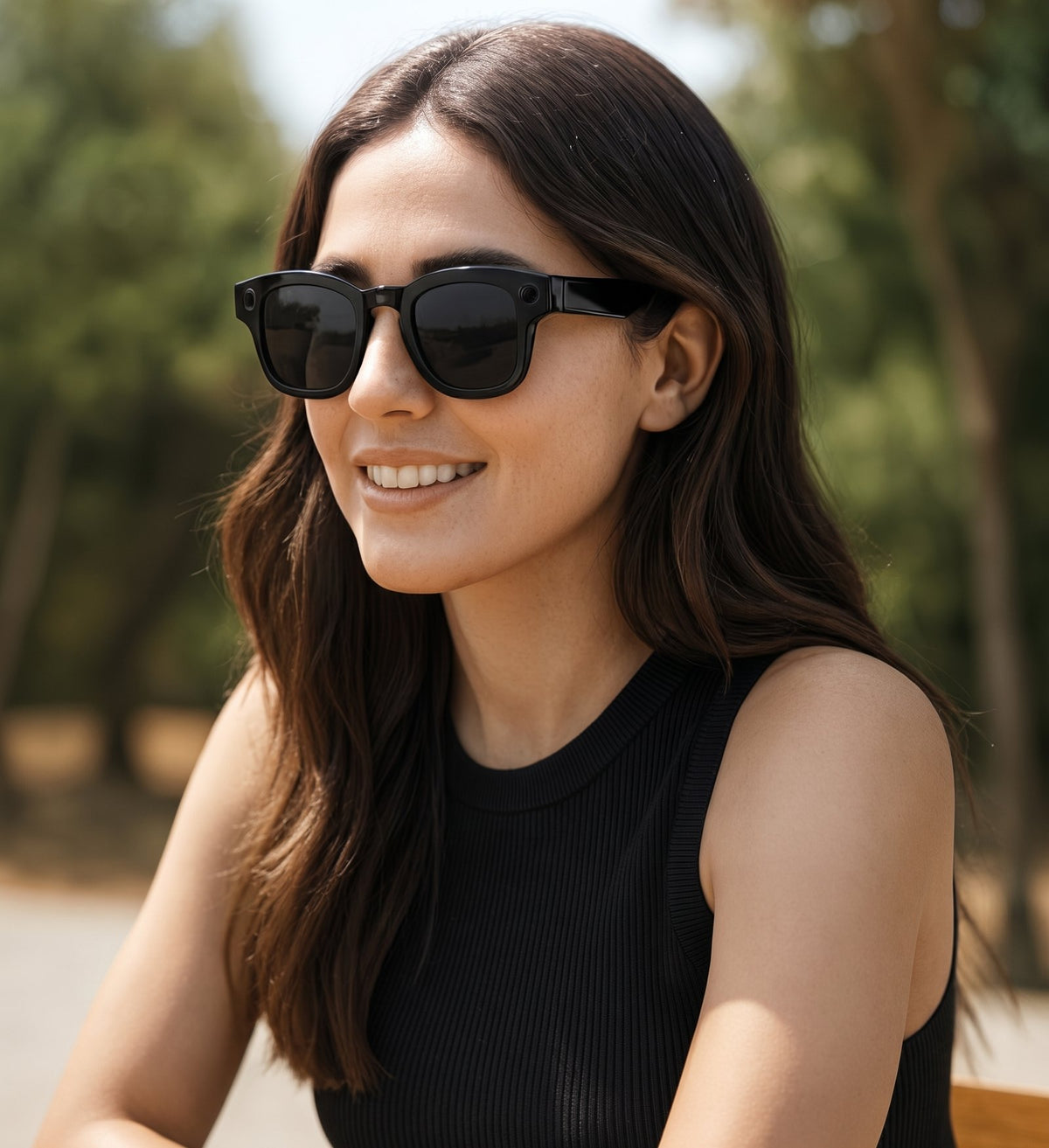 Smart Bluetooth Audio Sunglasses with Polarized Lenses