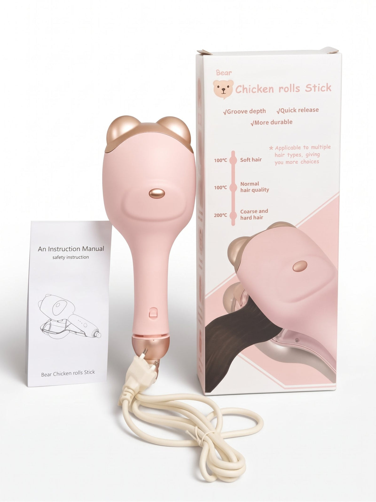 Bear Ceramic Hair Waver Crimper