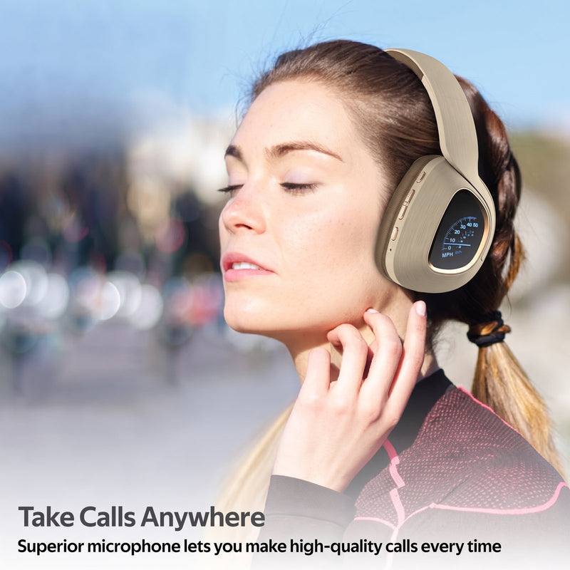 Flashing LED Wireless Bluetooth Headphones
