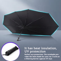 Foldable Car Windshield Sunshade - Front Window Heat & UV Cover