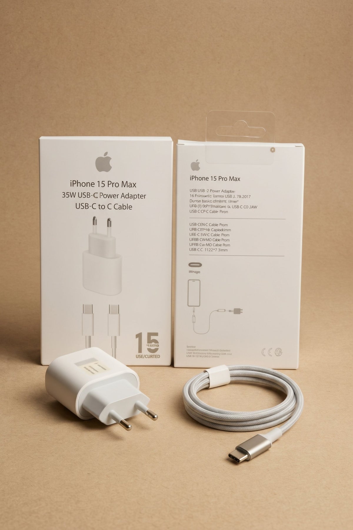 35W USB-C Power Adapter Set for iPhone with USB-C Cable
