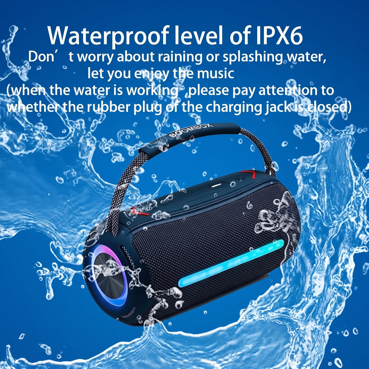 CALUS Pro Wireless Portable Speaker with RGB Lights