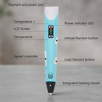 3D Printing Pen for Kids with PLA Filament