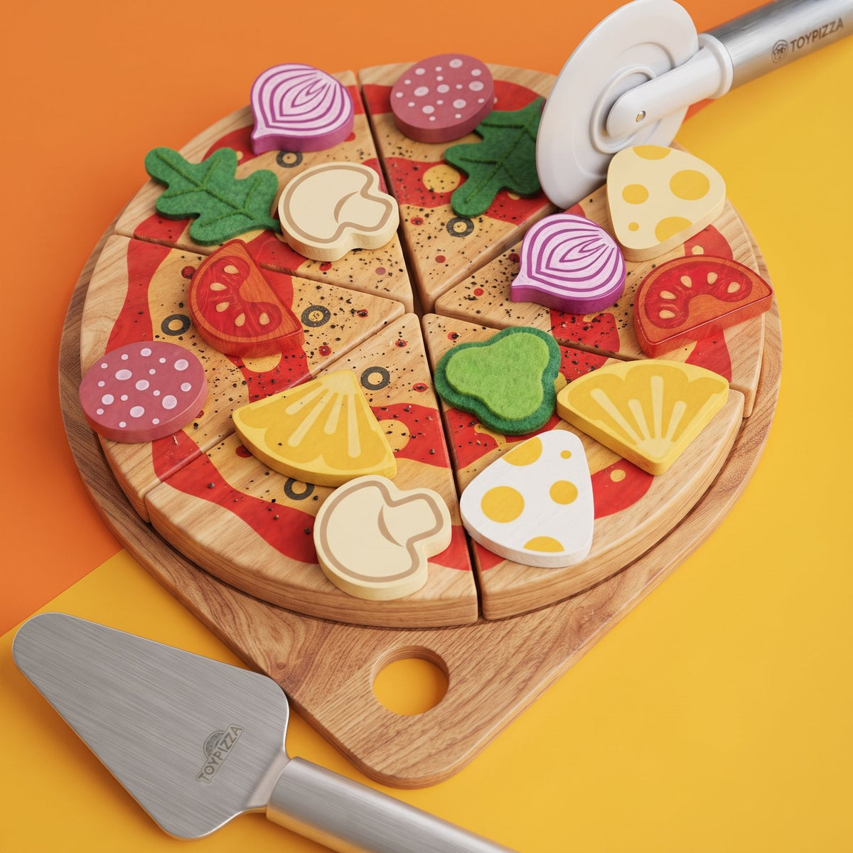 KABU Pizza Time Pretend Play Set (20 Pieces)