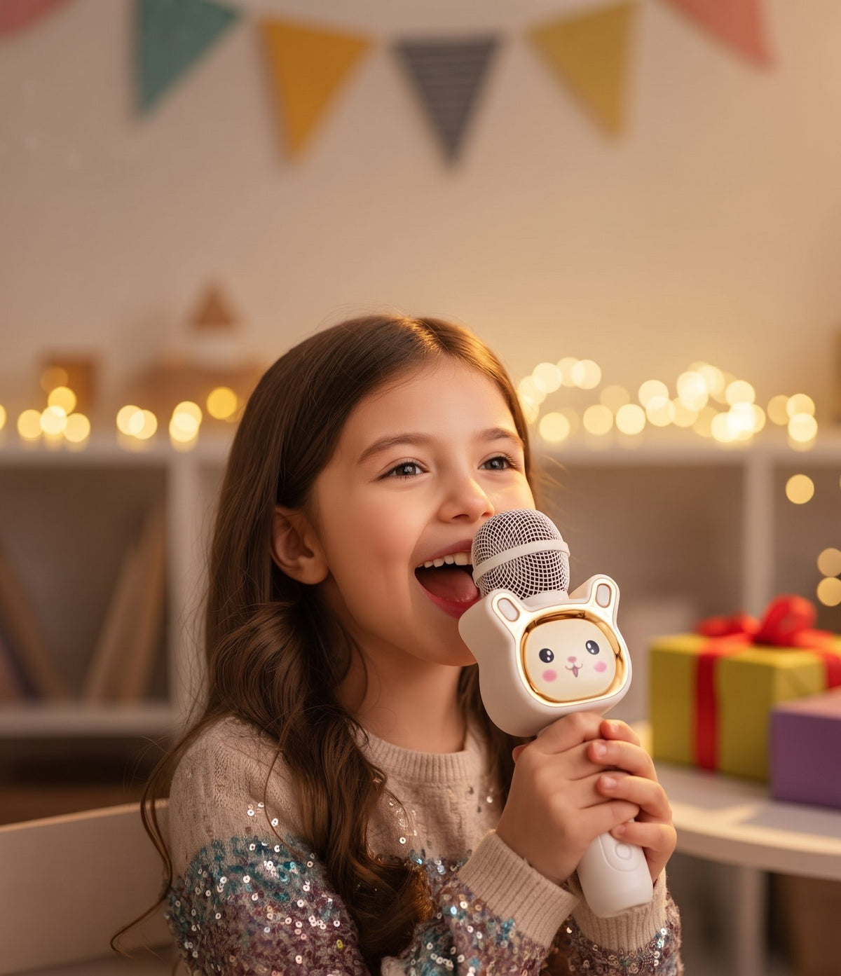 Cute Cartoon Wireless Karaoke Microphone