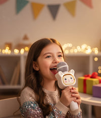Cute Cartoon Wireless Karaoke Microphone