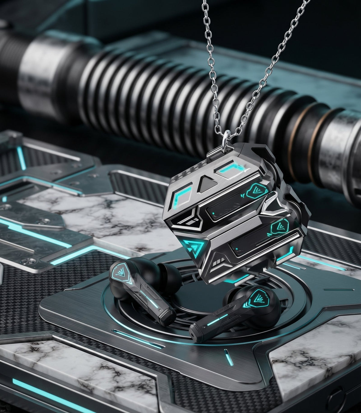 CYXG TWS Gaming Earbuds with LED Charging Case