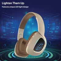 Flashing LED Wireless Bluetooth Headphones