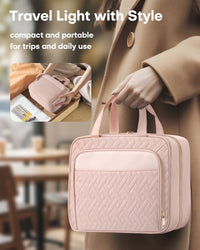 Large Travel Cosmetic Bag with Hanging Hook