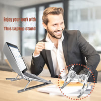 Foldable Dual Fan Laptop Cooling Stand