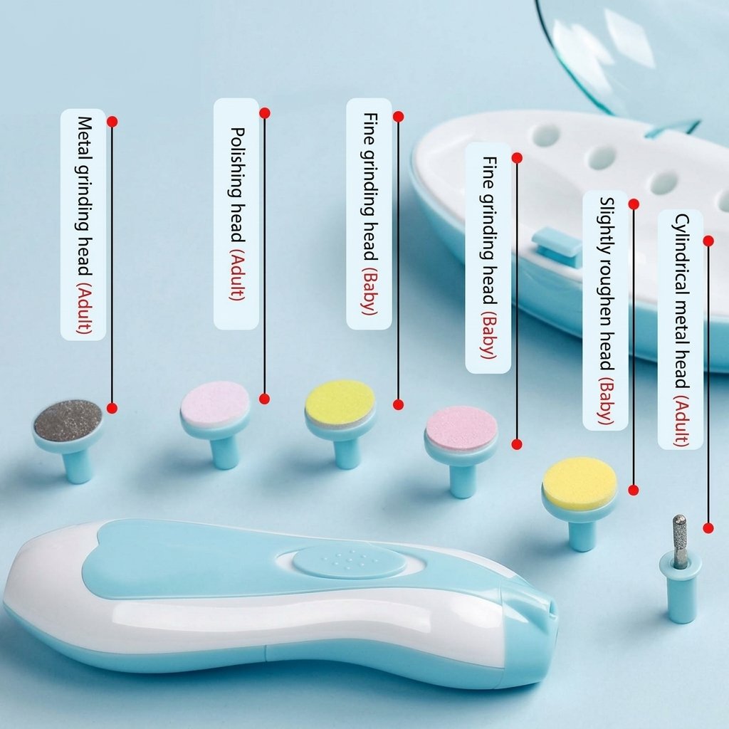 Baby Nail Trimmer Set with LED Light