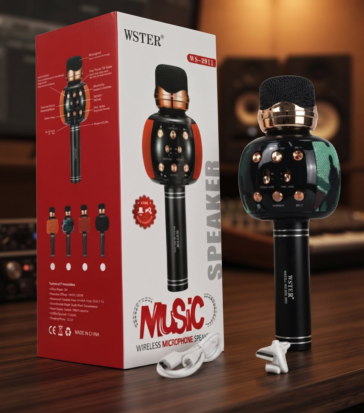 Portable Wireless Bluetooth Karaoke Microphone