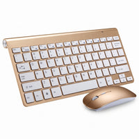 Ultra-Slim Wireless Keyboard and Mouse Combo - Rechargeable