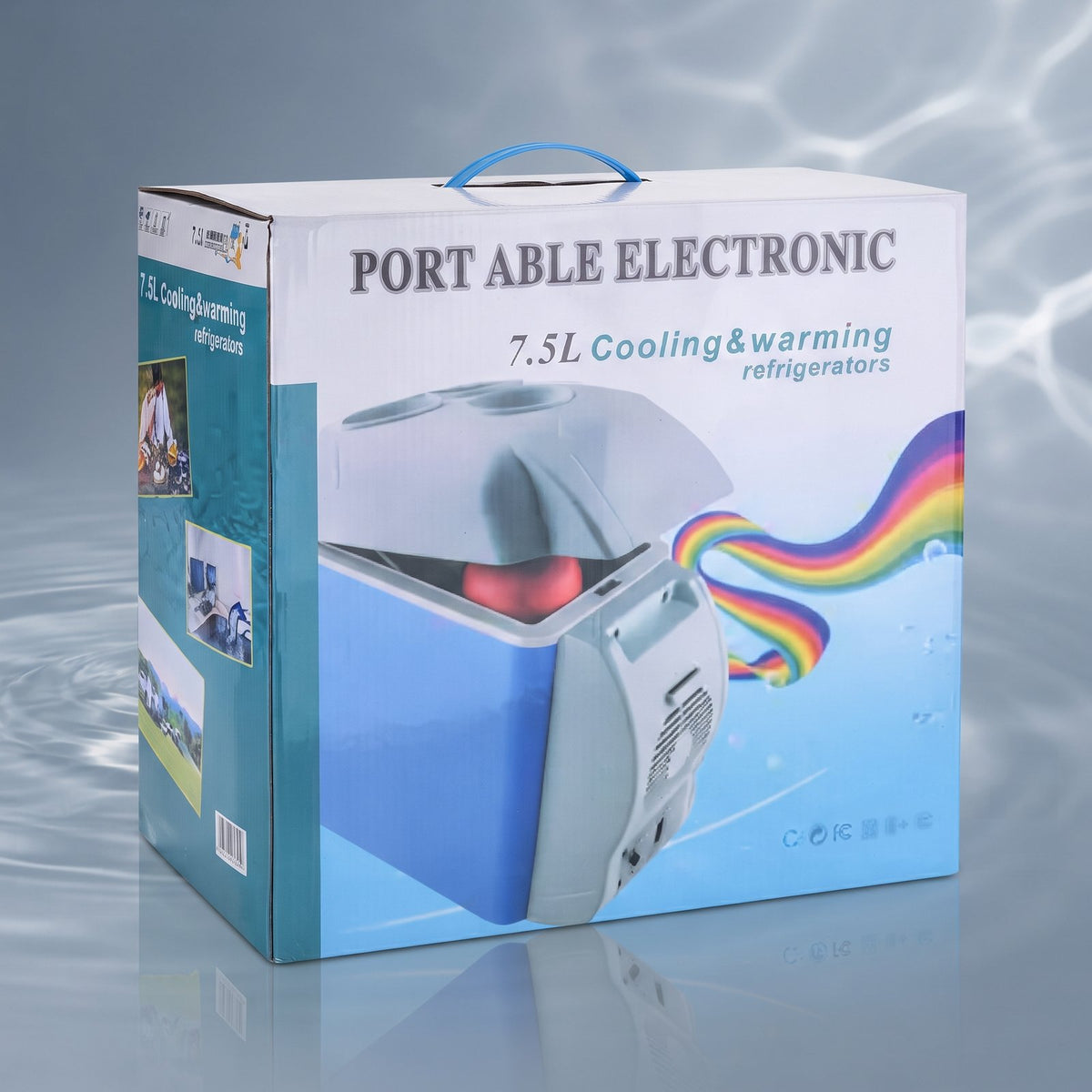 Portable 7.5L Car Refrigerator - Dual-Purpose Cooler & Warmer