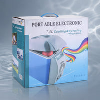 Portable 7.5L Car Refrigerator - Dual-Purpose Cooler & Warmer