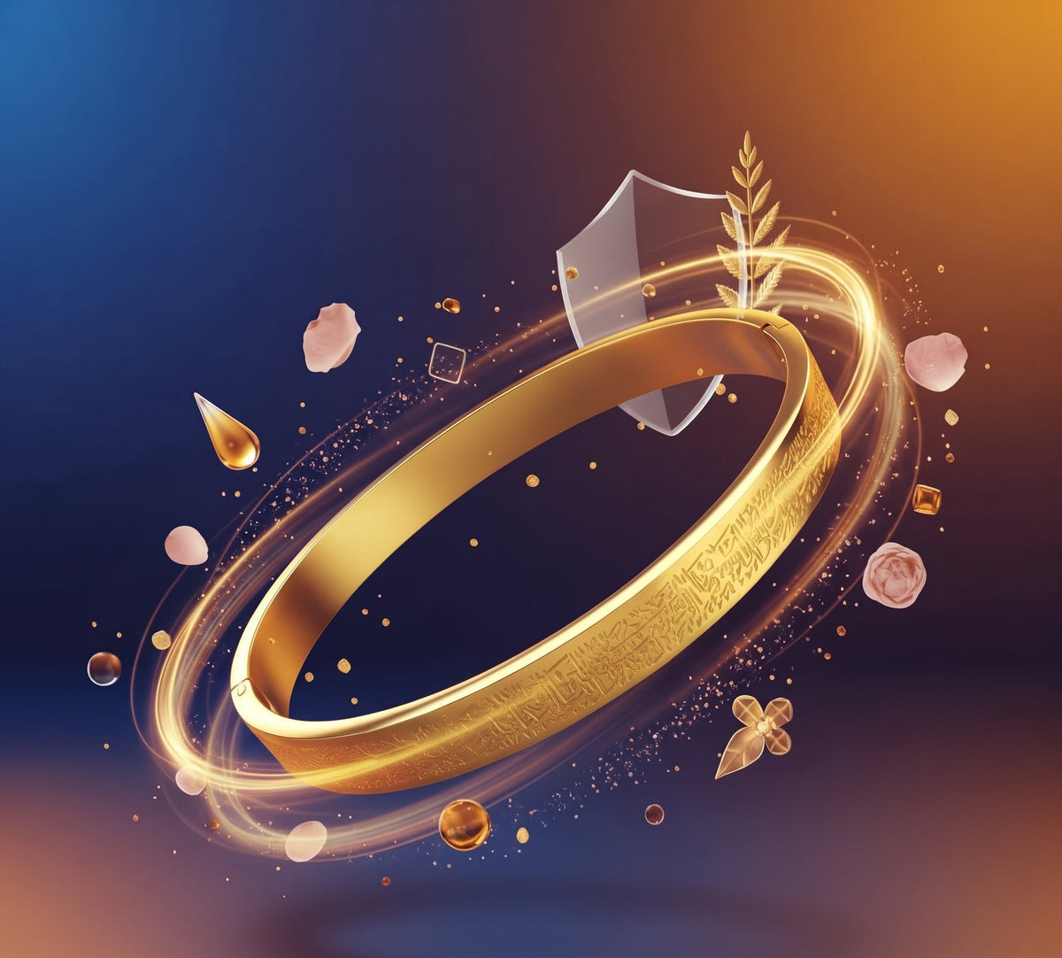 Ayat ul Kursi Gold-Tone Bracelet