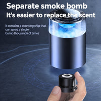 LED Cloud Mist Aromatherapy Car Diffuser - Rechargeable RGB