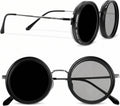 Classic Round Clear Lens Glasses