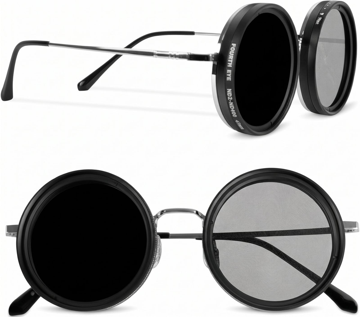Classic Round Clear Lens Glasses