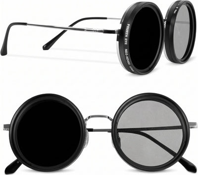 Classic Round Clear Lens Glasses