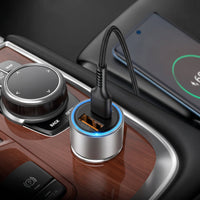 Hoco NZ8 Sprinter 43W Dual Port Car Charger (USB-C PD + USB-A)