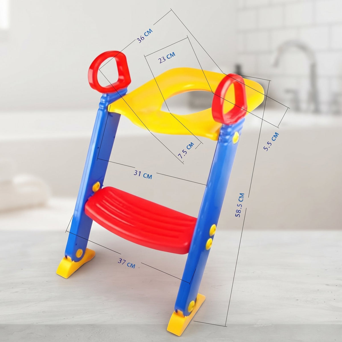 Kids Potty Training Toilet Seat with Step