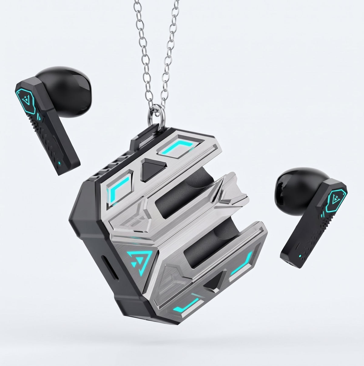 CYXG TWS Gaming Earbuds with LED Charging Case