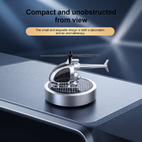 Solar Powered Helicopter Car Air Freshener with Essential Oil