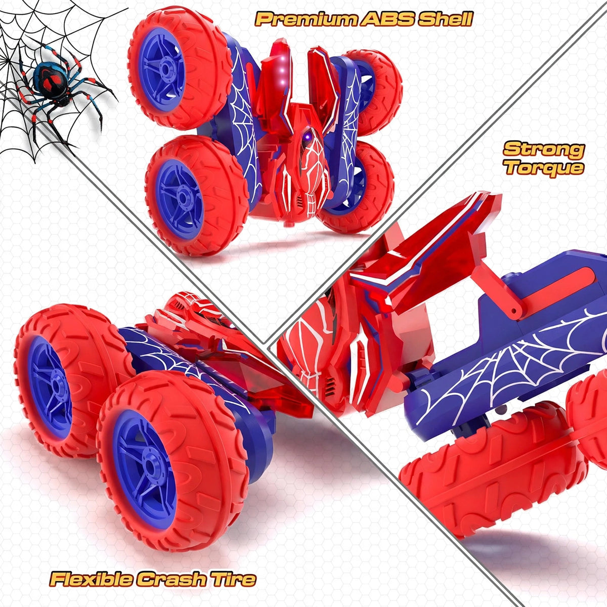 Remote Control Spider Stunt Car 360 Rotating