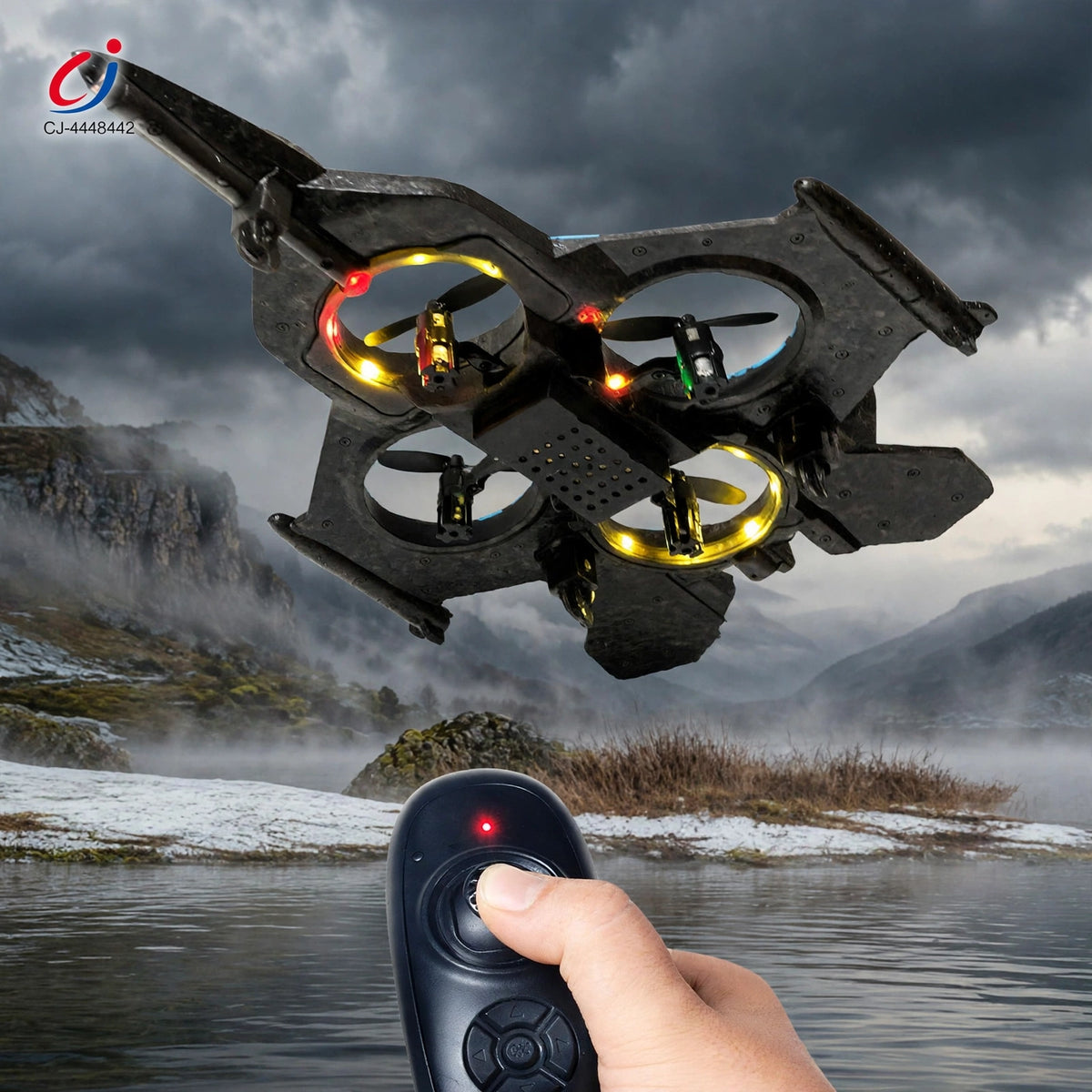Fighter Jet Remote Control Plane with LED Lights