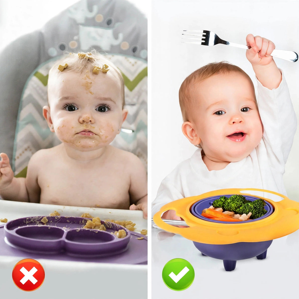 Baby Spill-Proof 360 Gyro Bowl