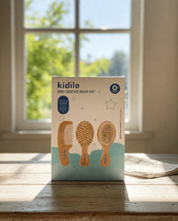 Kidilo Baby Brush & Comb Set (3 Pieces)