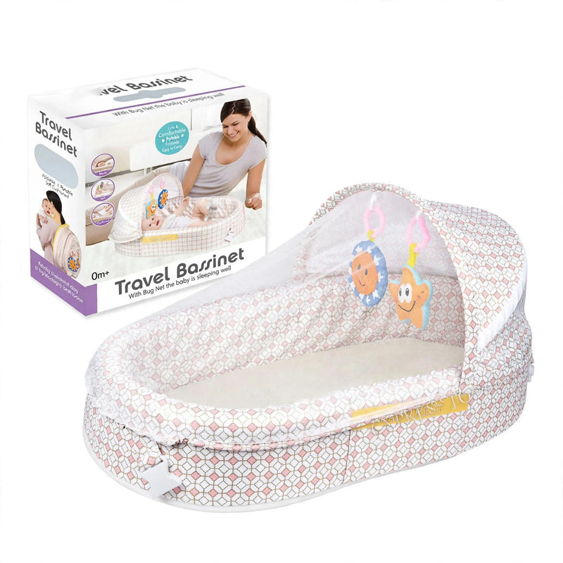 Baby Bed with Breathable Mesh Sides