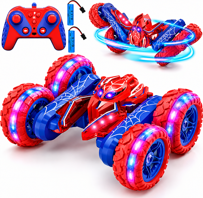 Remote Control Spider Stunt Car 360 Rotating