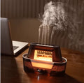 Raindrop Aroma Humidifier with Flame Light