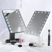 Large LED Makeup Mirror with 360 Rotation