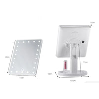 Large LED Makeup Mirror with 360 Rotation